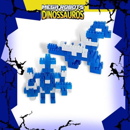 Blocos de Montar 48 Peças Parque de Dinossauros Divertido - GGB Brinquedos  - Brinquedos de Montar e Desmontar - Magazine Luiza