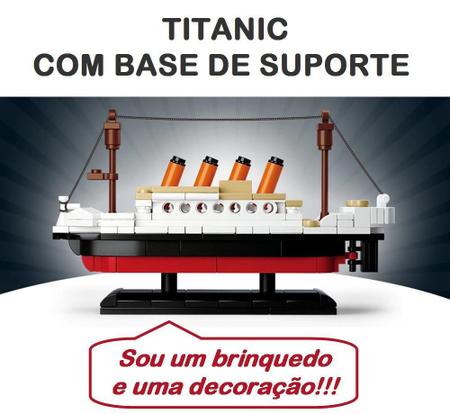 Imagem de Blocos De Montar Navio Titanic 194 Peças Sem Caixa