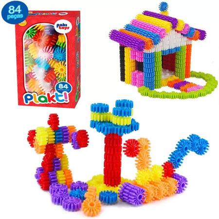 PUZZLE MAGIC PLATE 133 PEÇAS - BLOCO DE MONTAR INFANTIL EDUCATIVO  ENGRENAGENS, PARAFUSOS, FERRAMENTAS E CORRENTE PARA MONTAR DIVERTIDOS  FORMATOS EM BASE PLANA : : Brinquedos e Jogos