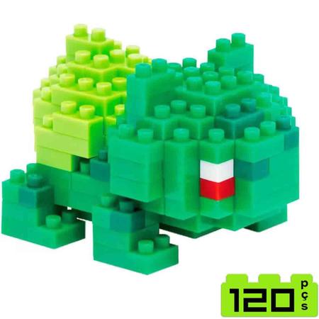 Bonecos Pokémon Nanoblock - Montagem Lego