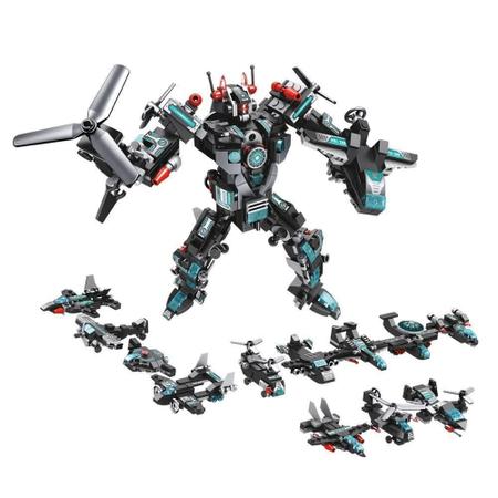 Imagem de Blocos De Montar Robô Transformes 577 Peças 25 Em 1 Cubic