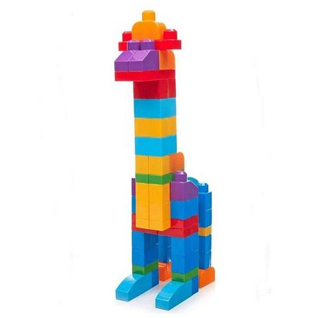 Imagem de Blocos de Montar - Sacola Grande de Construção Mega Bloks - Meus Primeiros Blocos - 80 Blocos Duplos - Fisher Price