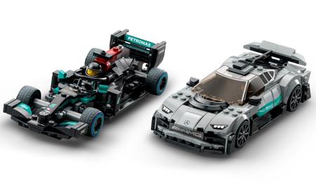 Imagem de Blocos de Montar - Speed Champions - Mercedes-AMG F1 W12 E Performance e Mercedes-AMG Project One (76909) LEGO DO BRASIL