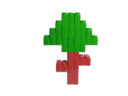 Imagem de Blocos Gigantes De Montar 4 Cores Tipo Lego - Kit 25 Peças