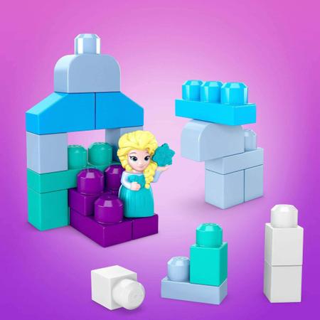 Baldinho com Blocos Pecinhas Lego de Montar Brinquedo Infantil 66 peças