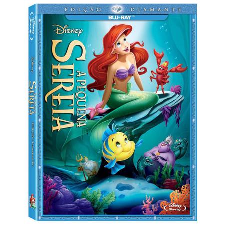 Blu-Ray - A Pequena Sereia - Edição Diamante - Disney Imagem de Blu-Ray - A Pequena Sereia - Edição Diamante