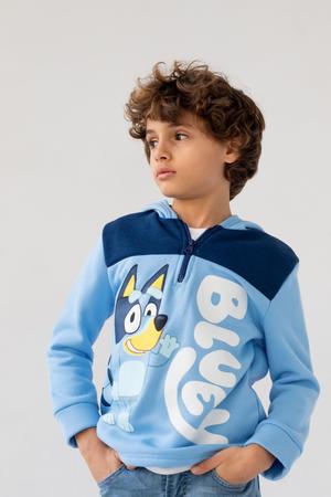 Imagem de Bluey Toddler Boys Fleece Half Zip Hoodie 5T