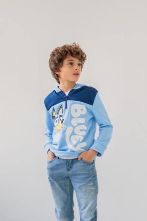 Imagem de Bluey Toddler Boys Fleece Half Zip Hoodie 5T