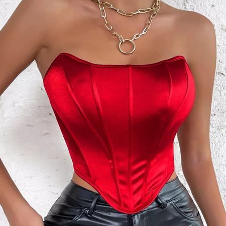 Blusa strapless lycra sale
