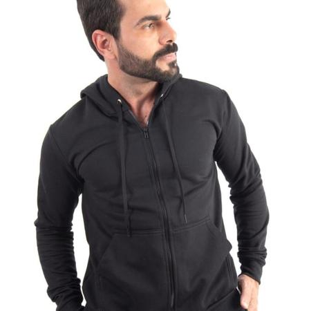 Casaco preto masculino com hot sale capuz