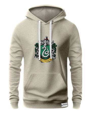 Blusa de Frio Estampada Harry Potter Slytherin Sonserina Casaco