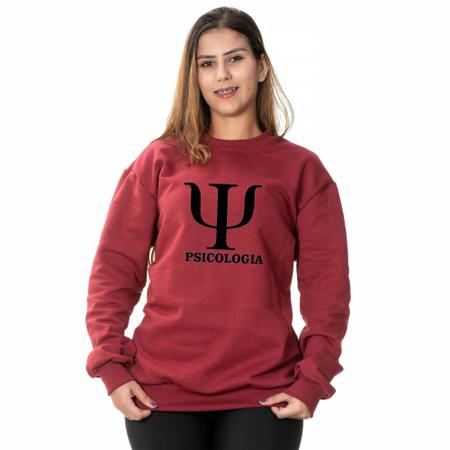 Moletom feminino best sale psicologia
