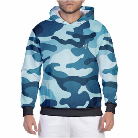 Blusa moletom cheap camuflada masculina