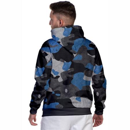 Casaco moletom masculino camuflado 2025