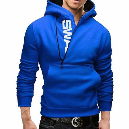 slim pullover moletom com capuz