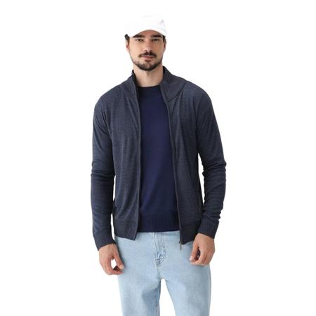 Imagem de Blusa De Frio Suéter Tricot Masculina Com Zíper Broken Rules