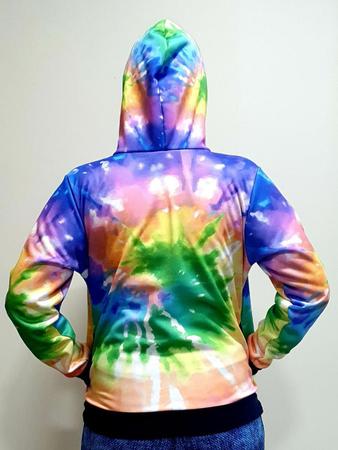 blusa de frio tie dye feminina