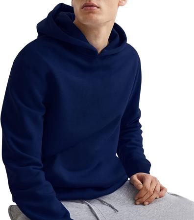 Blusa de Moletom Masculino Estilosa Com Capuz Alta Qualidade Slim