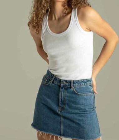 Blusa feminina canelada nadadora moda influencer - Filo Modas Imagem de Blusa feminina canelada nadadora moda influencer