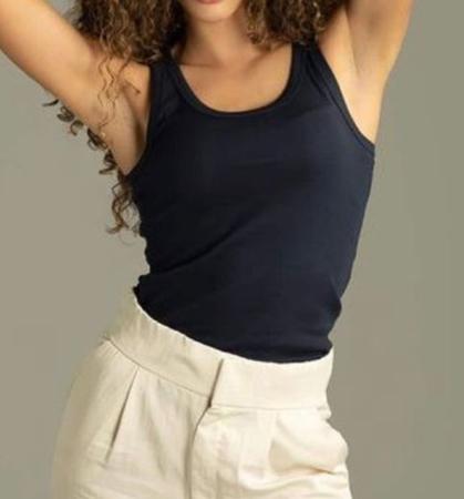 Blusa feminina canelada nadadora moda influencer - Filo Modas Imagem de Blusa feminina canelada nadadora moda influencer