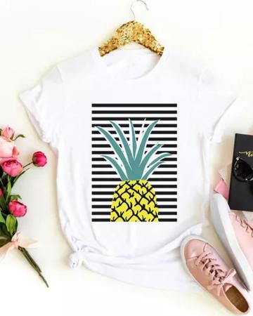 Blusa de abacaxi feminina sales