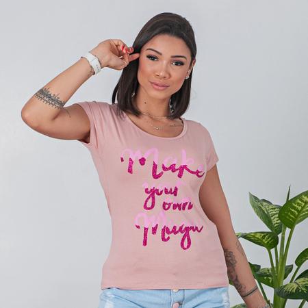 blusa cor rosa seco