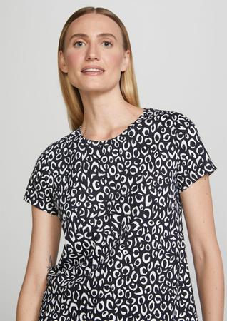 Blusa feminina hering em malha de algodão estampada 2025