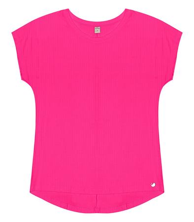 Imagem de Blusa Feminina Ribana Canelada Básica Rovitex Rosa