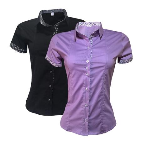 Blusa feminina sales social preta