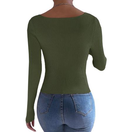 Imagem de Blusa Feminina Térmica Manga Longa Forrada Peluciada Inverno