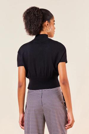 Imagem de Blusa Feminina Tricot Básica Preto