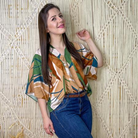 Modelo de blusa viscose 2025