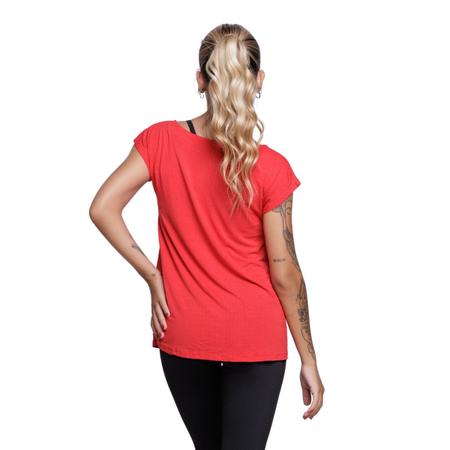 Imagem de Blusa Fitness Mullet Feminina Tela Vazada Treino