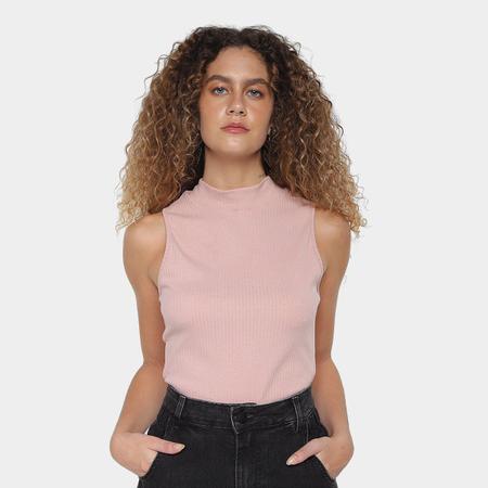 Imagem de Blusa Hering Gola Alta Canelada Feminina