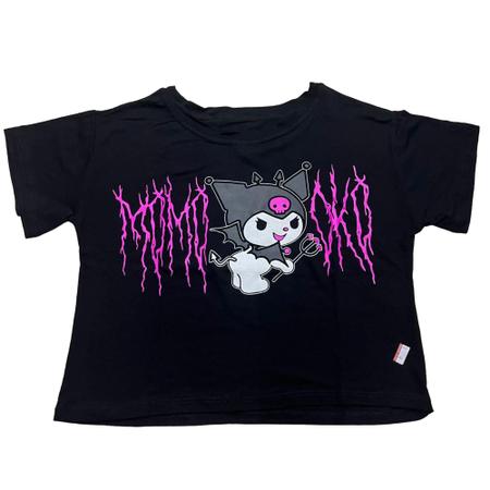 Camiseta cropped hello kitty