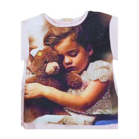 Imagem de Blusa manga longa infantil com Brilho Petit Cherie Rosa