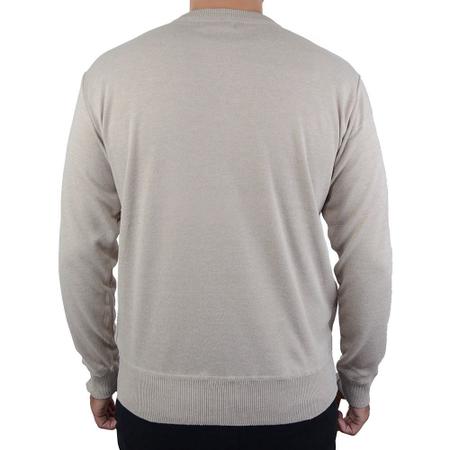 Imagem de Blusa Masculina Broken Rules Sueter Tricot Bege - 590160