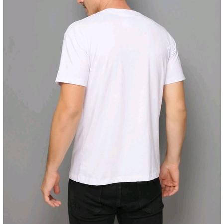 Imagem de Blusa  masculina manga curta gola redonda lisa.