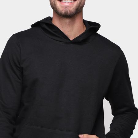 Blusa Moletom Basicamente Com Capuz Masculino Moletom e Blus o