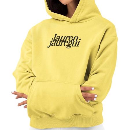 Blusa Moletom Canguru Algod o Lauren Jauregui Logo Lento Prelude
