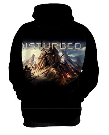 Imagem de Blusa Moletom Canguru Banda Rock Disturbed 3_x000D_