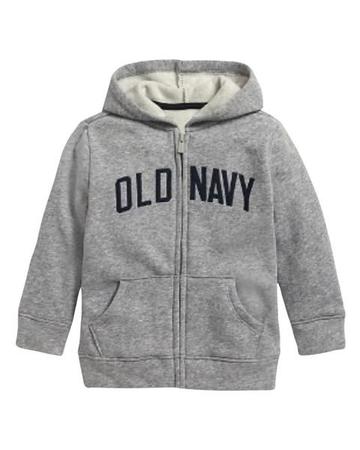 Imagem de Blusa Moletom Cinza com Zíper OLD NAVY - Menino