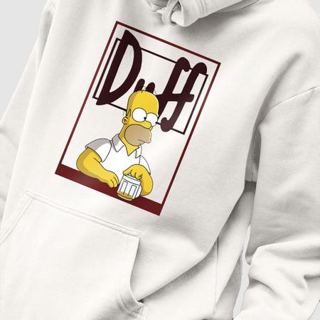 Imagem de Blusa Moletom Genuine Grit Masculino Estampado Algodão 30.1 Simpons Homer Duff