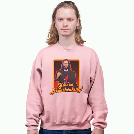 Imagem de Blusa Moletom Gola Careca Keanu Reeves CyberPunk 