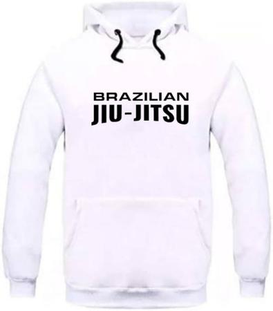 Imagem de Blusa Moletom Jiu Jitsu canguru  masculina feminino c/ capuz coleção  