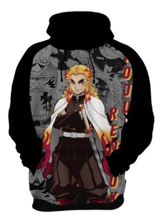 Blusa Moletom Kimetsu No Yaiba Rengoku Hashira Fogo 1 - Estilo Vizu -  Moletom / Blusão Infantil - Magazine Luiza