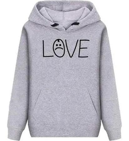 Blusa Moletom Lil Peep Love Sad Boy Rip Convictos 2 Moletom
