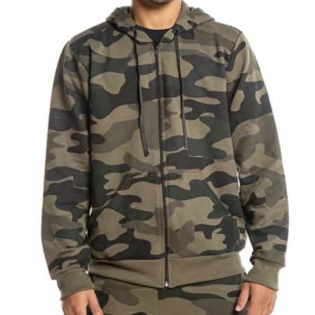 Blusa de moletom masculina cheap camuflada