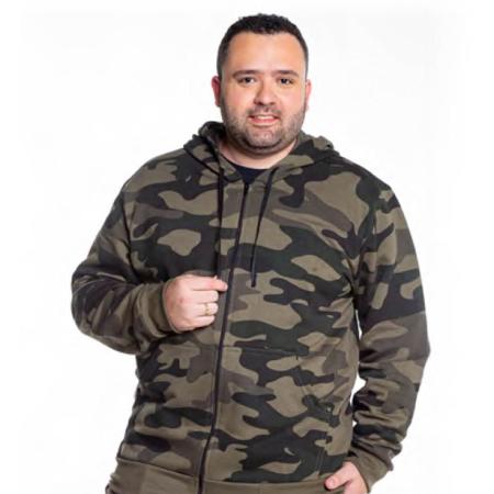 Blusa moletom cheap camuflada masculina