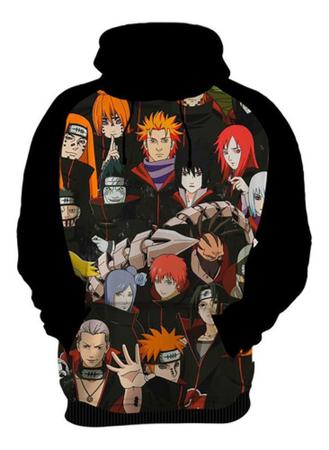 Blusa Moletom Personalizada Naruto Akatsuki Pain Itachi HD